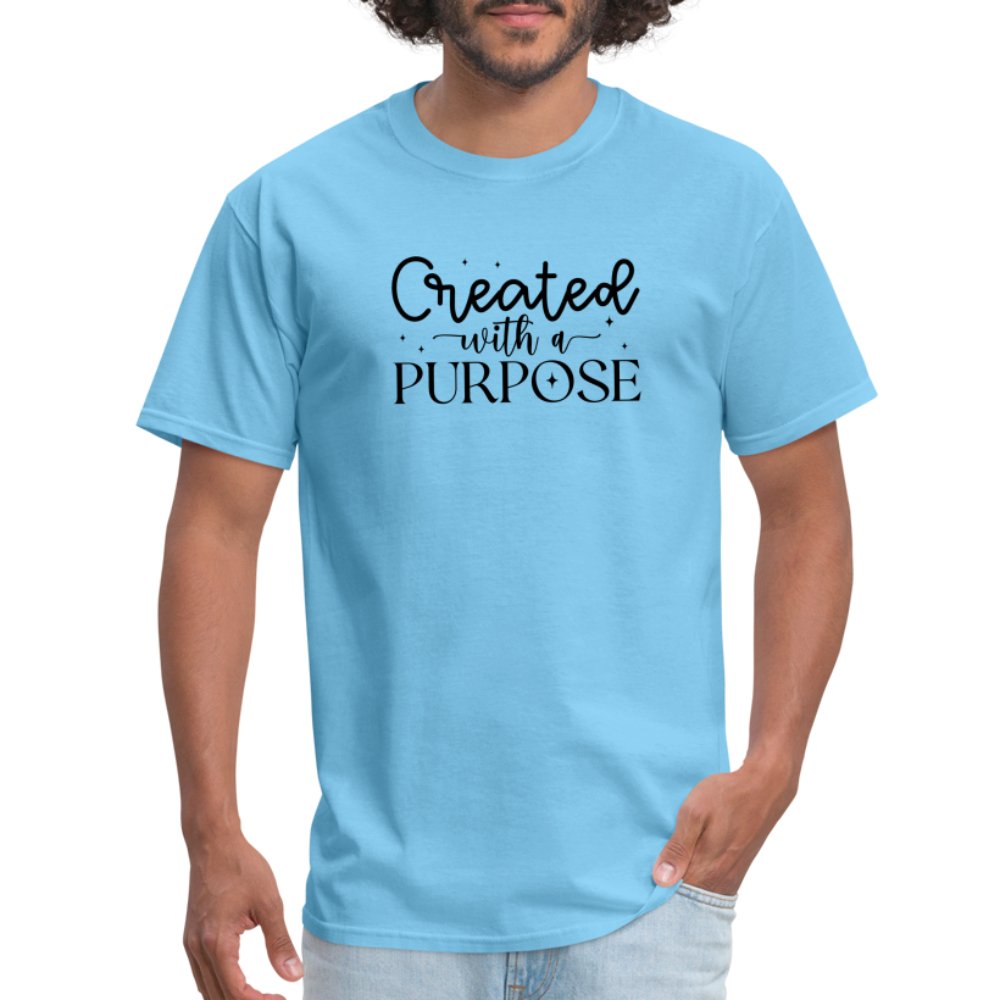 Created with a Purpose T-Shirt - option1# - Unisex Classic T-Shirt | Fruit of the Loom 3930