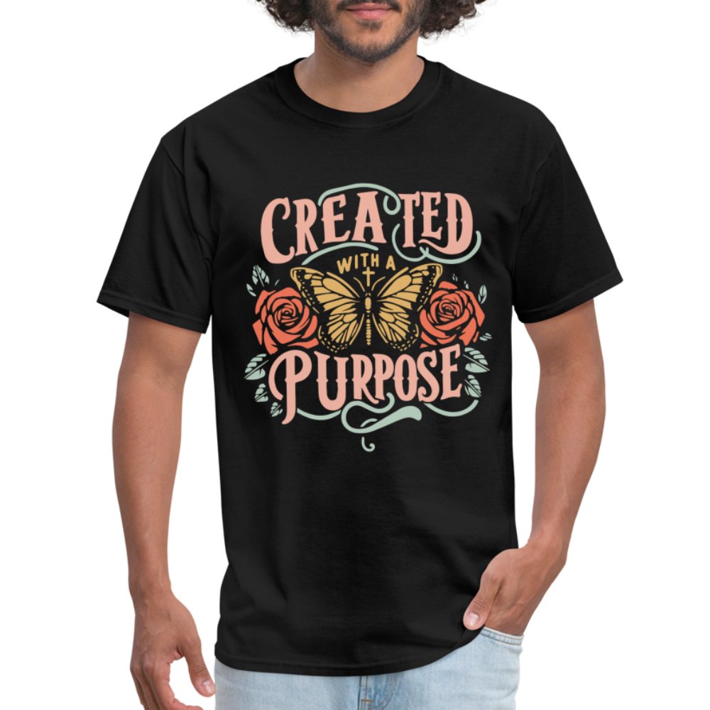 Created with a Purpose T-Shirt - black