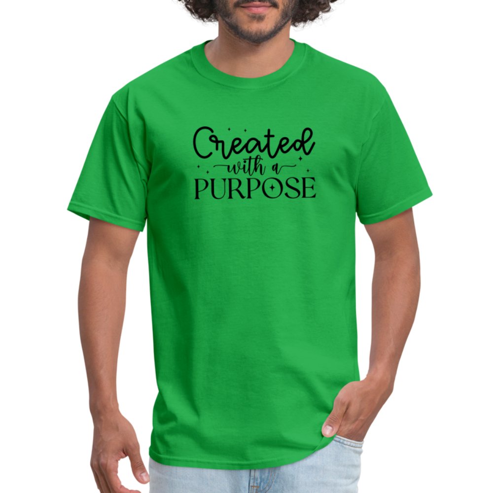 Created with a Purpose T-Shirt - option1# - Unisex Classic T-Shirt | Fruit of the Loom 3930