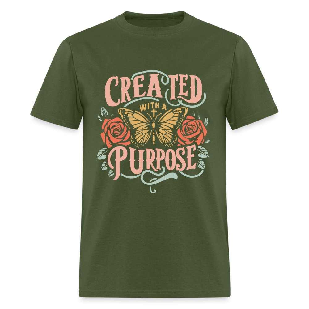 Created with a Purpose T-Shirt - brown