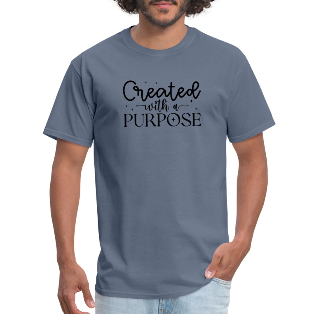 Created with a Purpose T-Shirt - option1# - Unisex Classic T-Shirt | Fruit of the Loom 3930