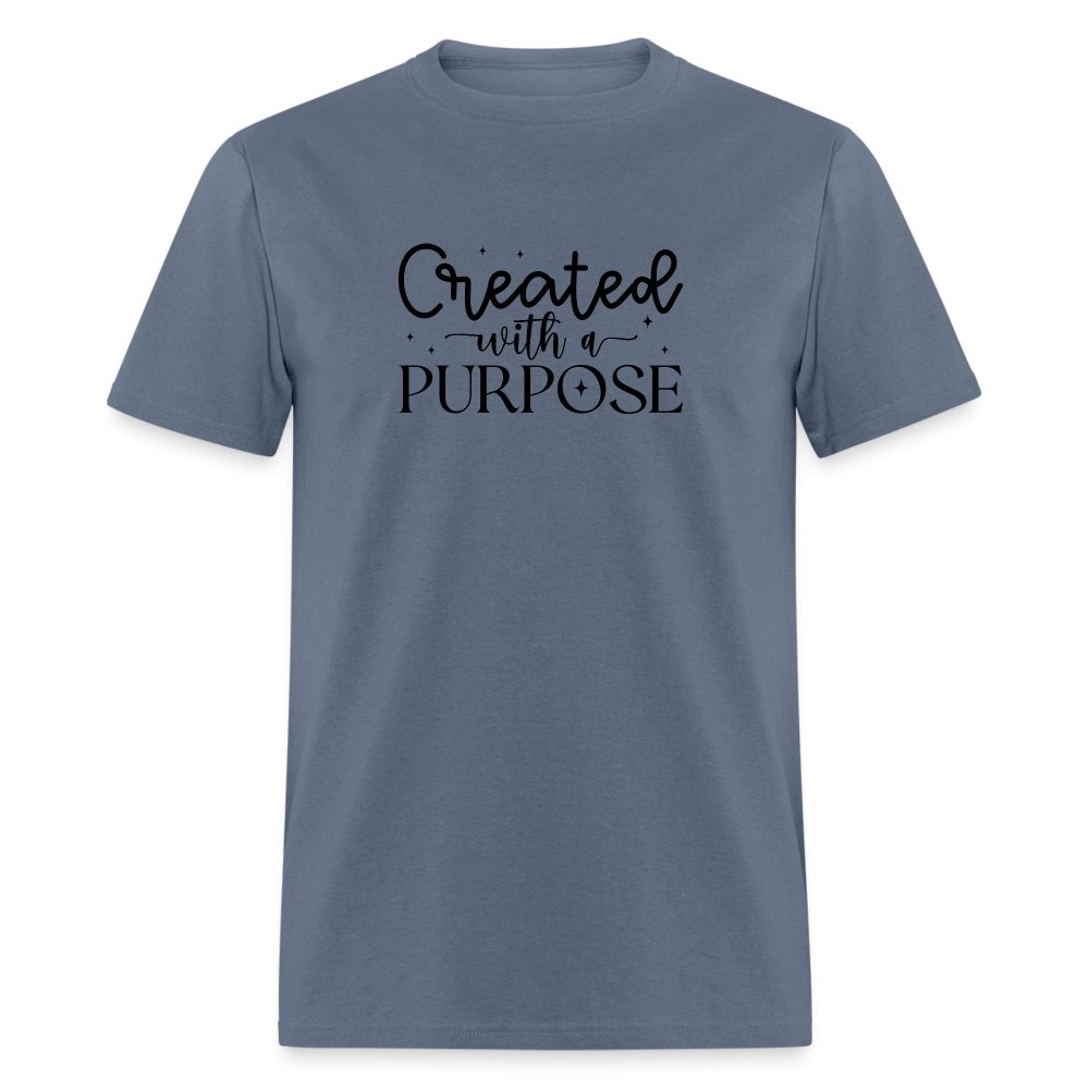 Created with a Purpose T-Shirt - option1# - Unisex Classic T-Shirt | Fruit of the Loom 3930