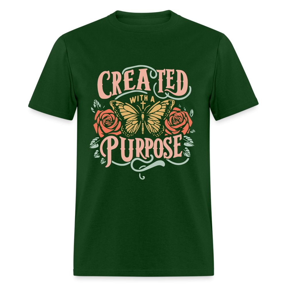 Created with a Purpose T-Shirt - forest green