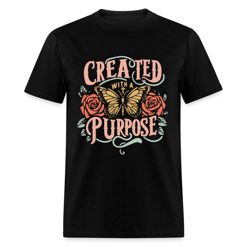 Created with a Purpose T-Shirt - heather black