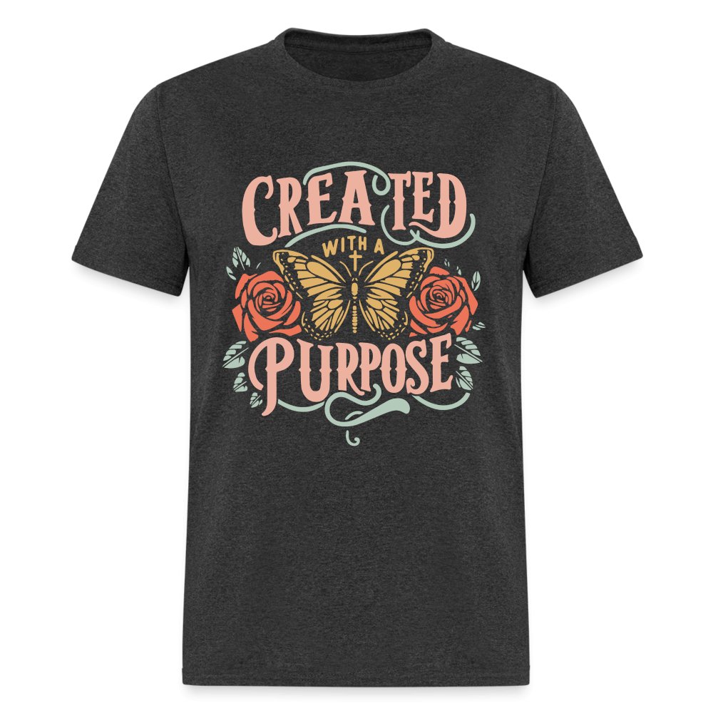 Created with a Purpose T-Shirt - option1# - Unisex Classic T-Shirt | Fruit of the Loom 3930