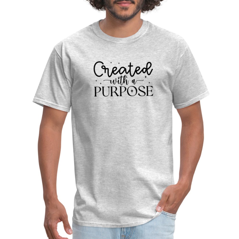 Created with a Purpose T-Shirt - option1# - Unisex Classic T-Shirt | Fruit of the Loom 3930