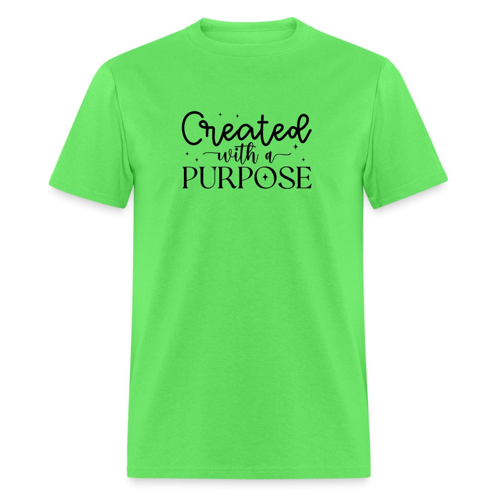 Created with a Purpose T-Shirt - option1# - Unisex Classic T-Shirt | Fruit of the Loom 3930