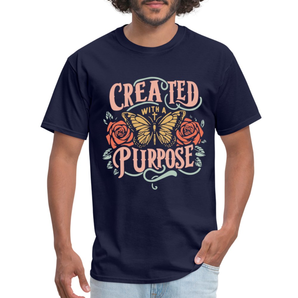 Created with a Purpose T-Shirt - navy