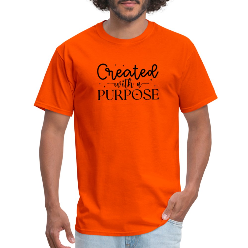 Created with a Purpose T-Shirt - option1# - Unisex Classic T-Shirt | Fruit of the Loom 3930