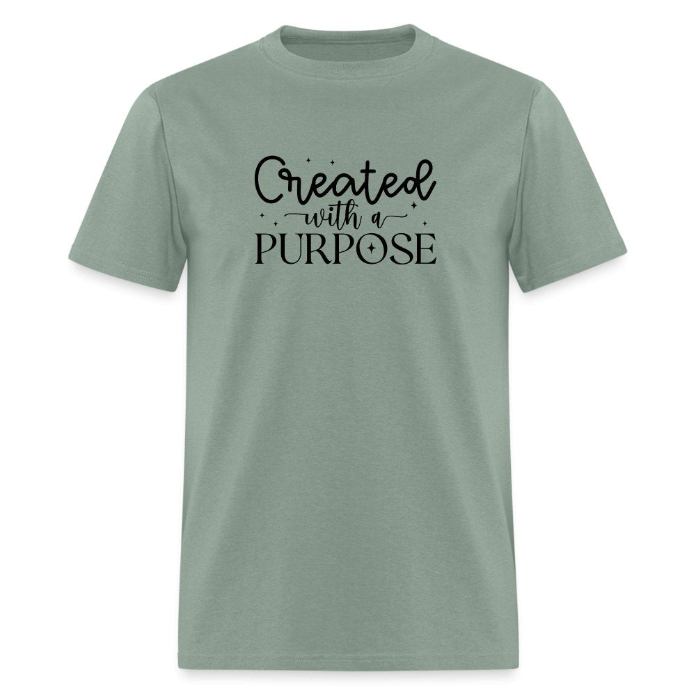 Created with a Purpose T-Shirt - option1# - Unisex Classic T-Shirt | Fruit of the Loom 3930