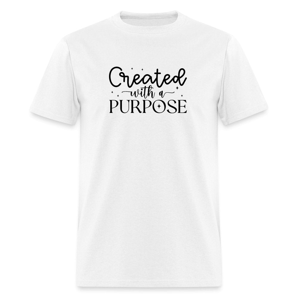 Created with a Purpose T-Shirt - option1# - Unisex Classic T-Shirt | Fruit of the Loom 3930