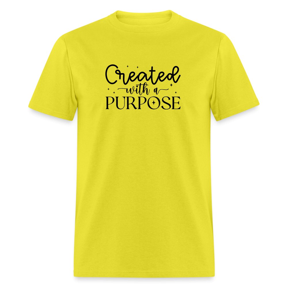 Created with a Purpose T-Shirt - option1# - Unisex Classic T-Shirt | Fruit of the Loom 3930