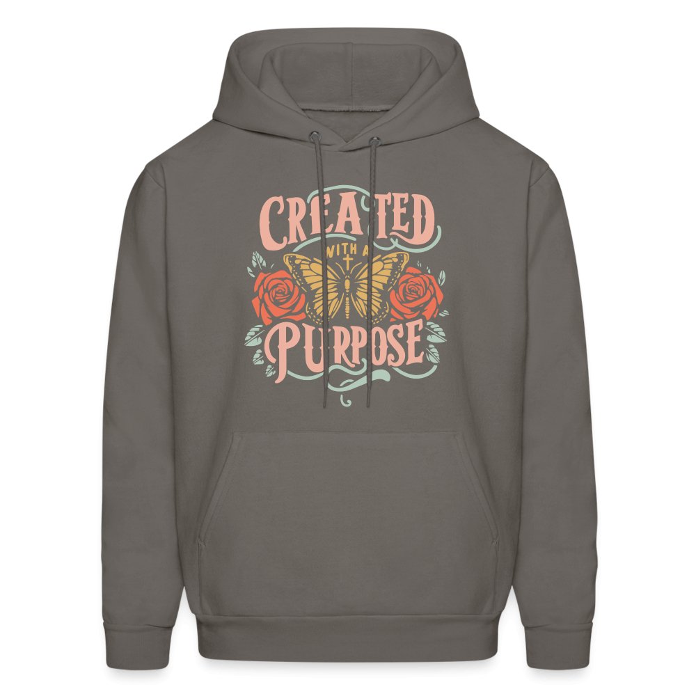 Created with a Purpose Unisex Hoodie - asphalt gray