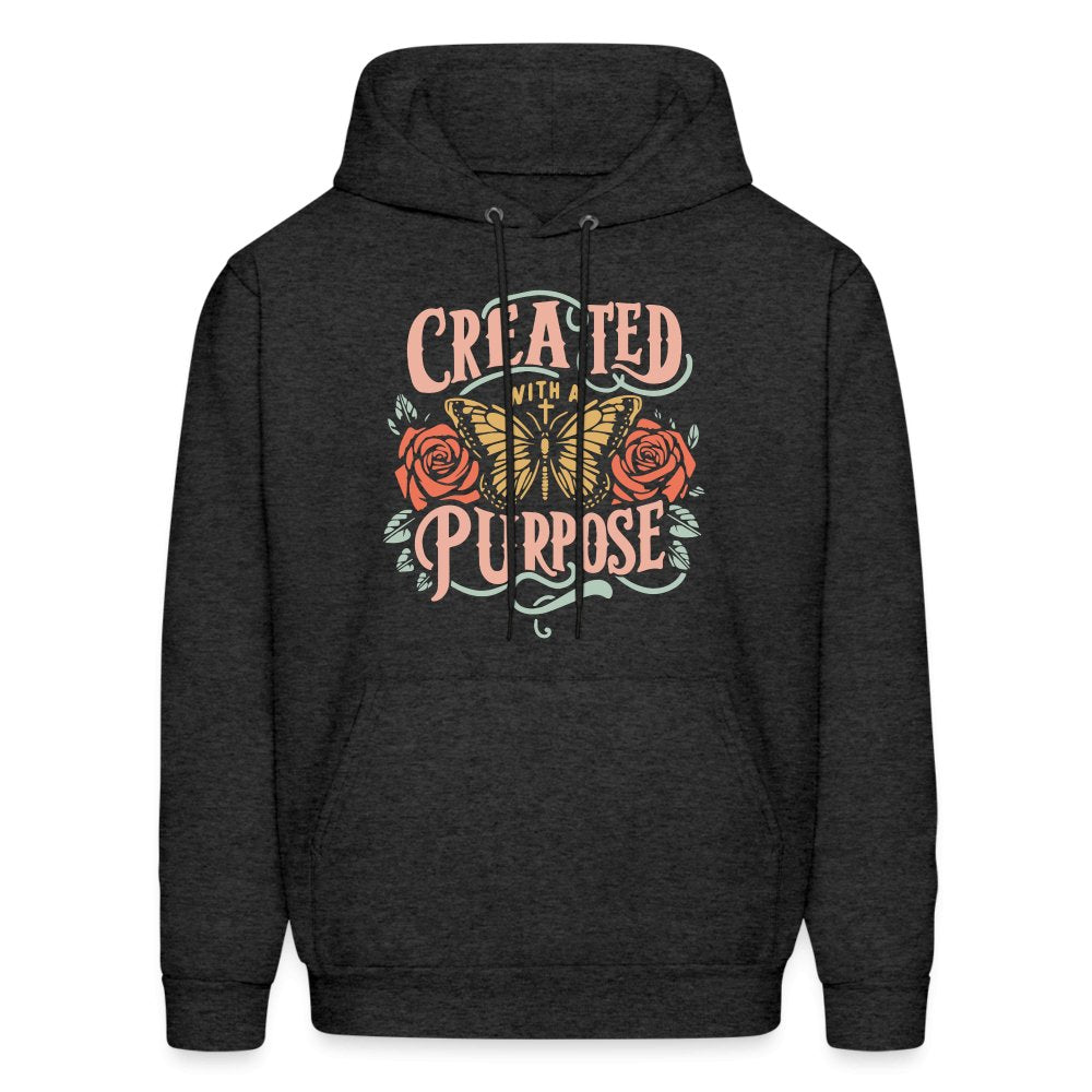 Created with a Purpose Unisex Hoodie - burgundy