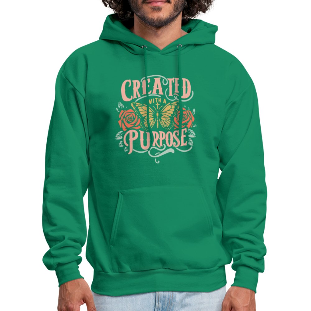 Created with a Purpose Unisex Hoodie - kelly green