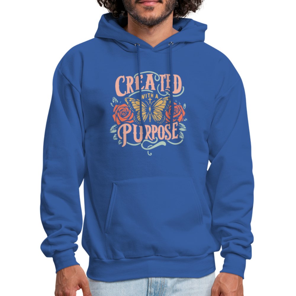 Created with a Purpose Unisex Hoodie - royal blue