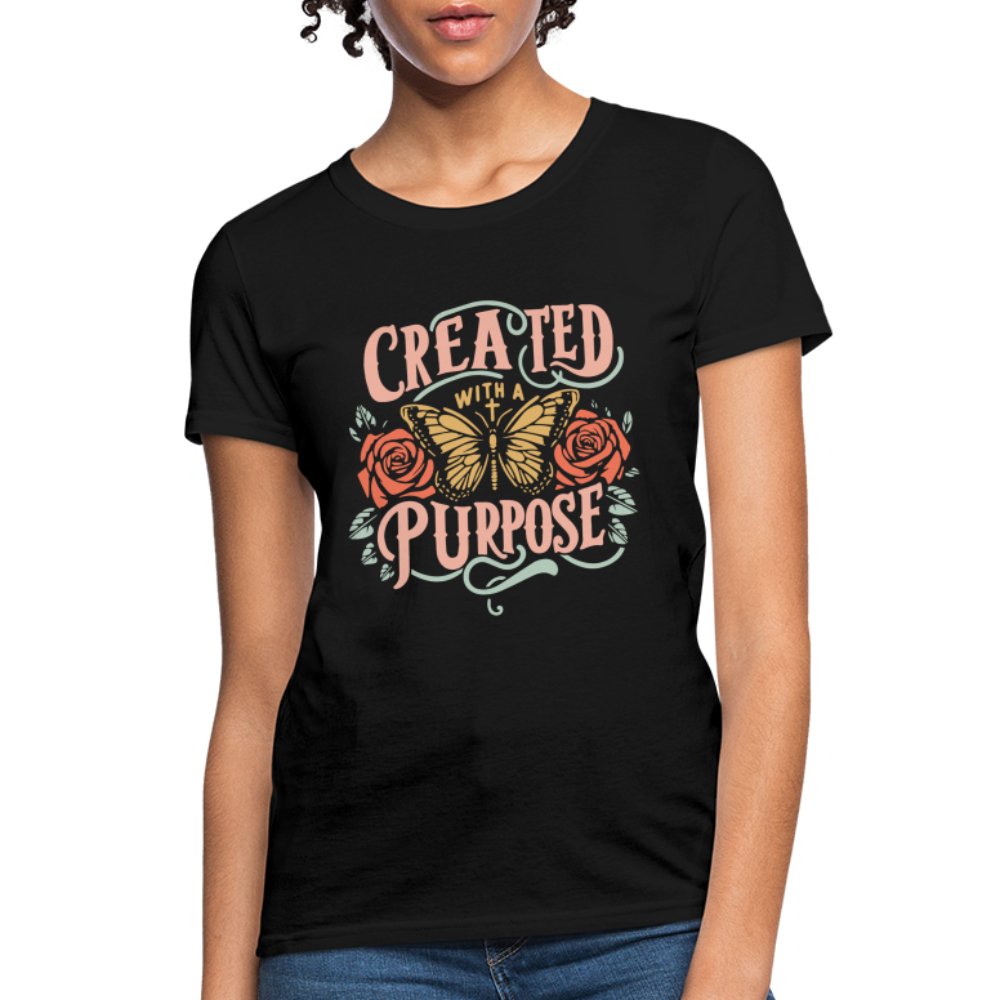 Created with a Purpose Women's T-Shirt - black