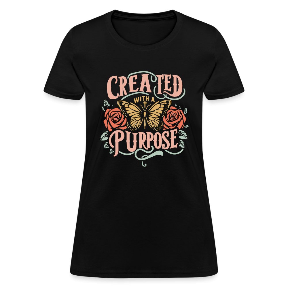 Created with a Purpose Women's T-Shirt - black