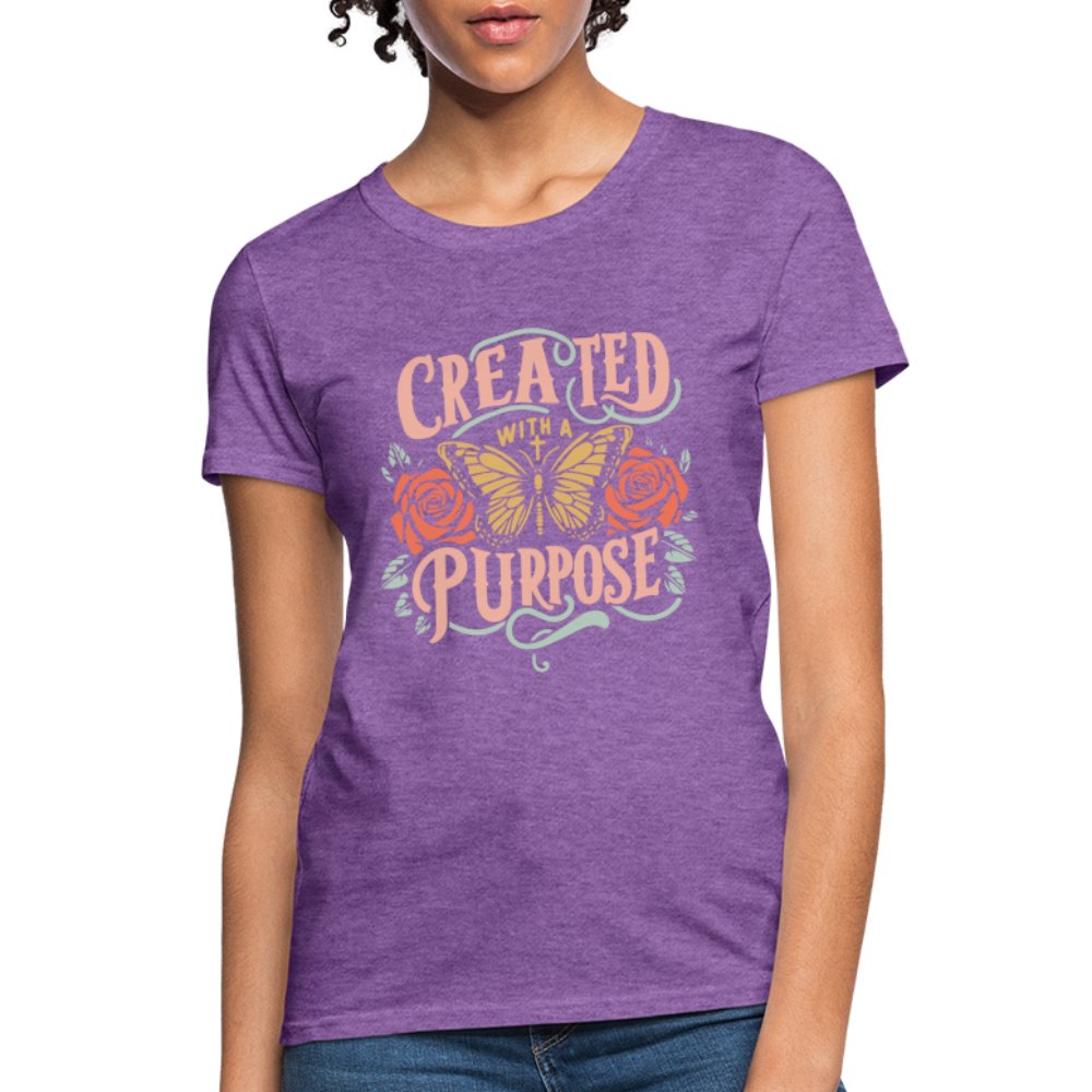 Created with a Purpose Women's T-Shirt - heather black