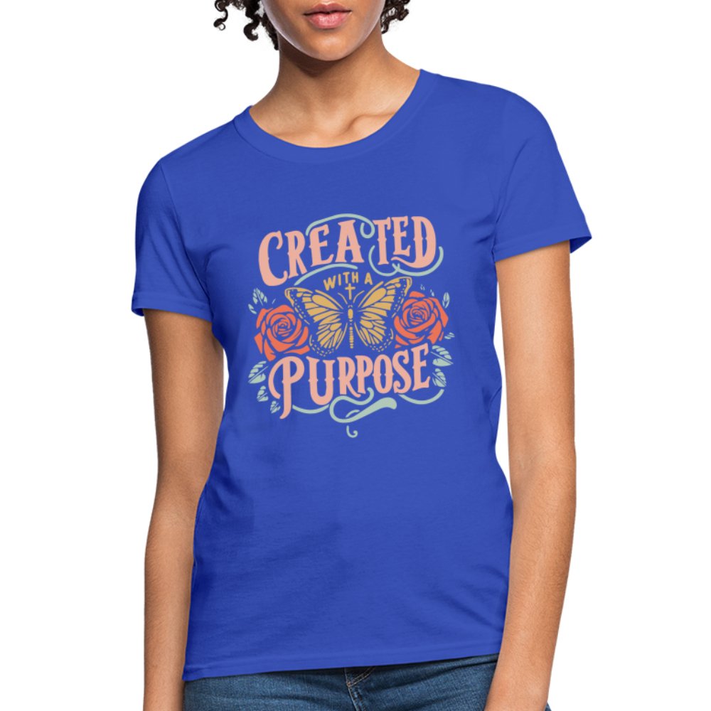 Created with a Purpose Women's T-Shirt - navy