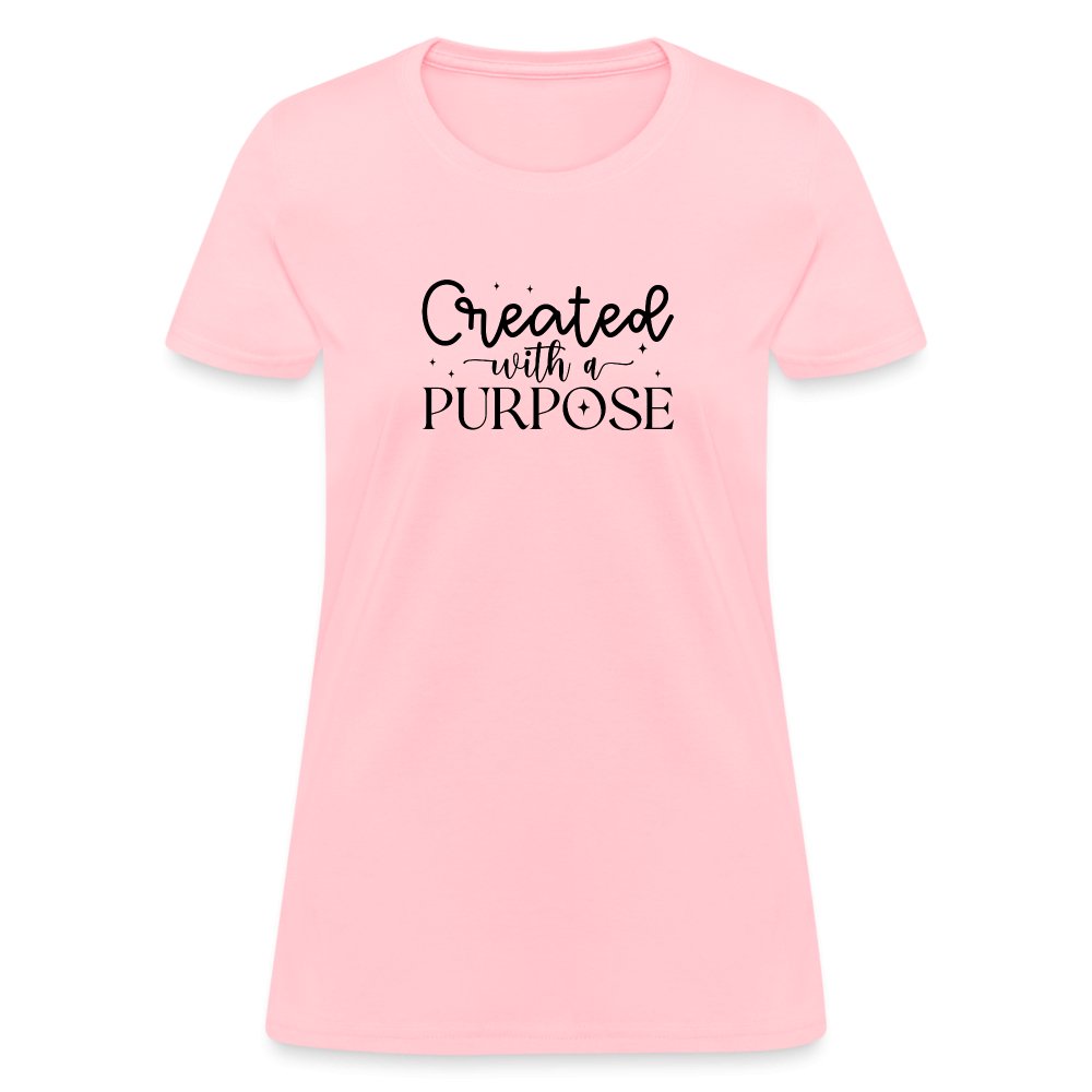 Created with a Purpose Women's T-Shirt - option1# - Women's T-Shirt | Fruit of the Loom L3930R