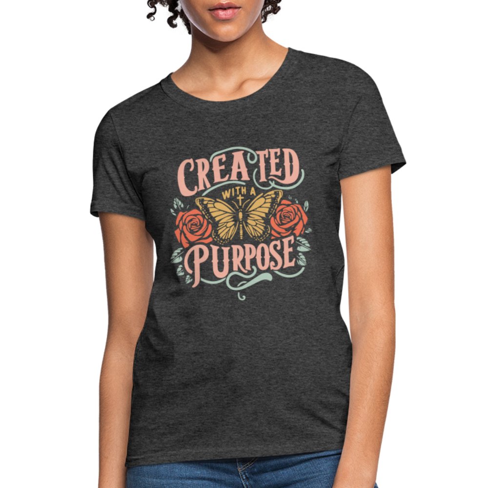 Created with a Purpose Women's T-Shirt - purple