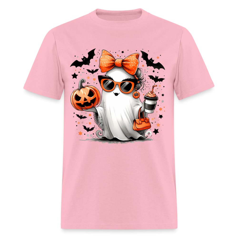 Cute Halloween Mom Ghost T-Shirt - option1# - Unisex Classic T-Shirt | Fruit of the Loom 3930