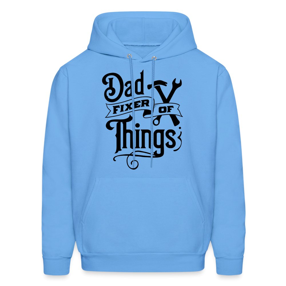 Dad Fixer of Things Hoodie - carolina blue