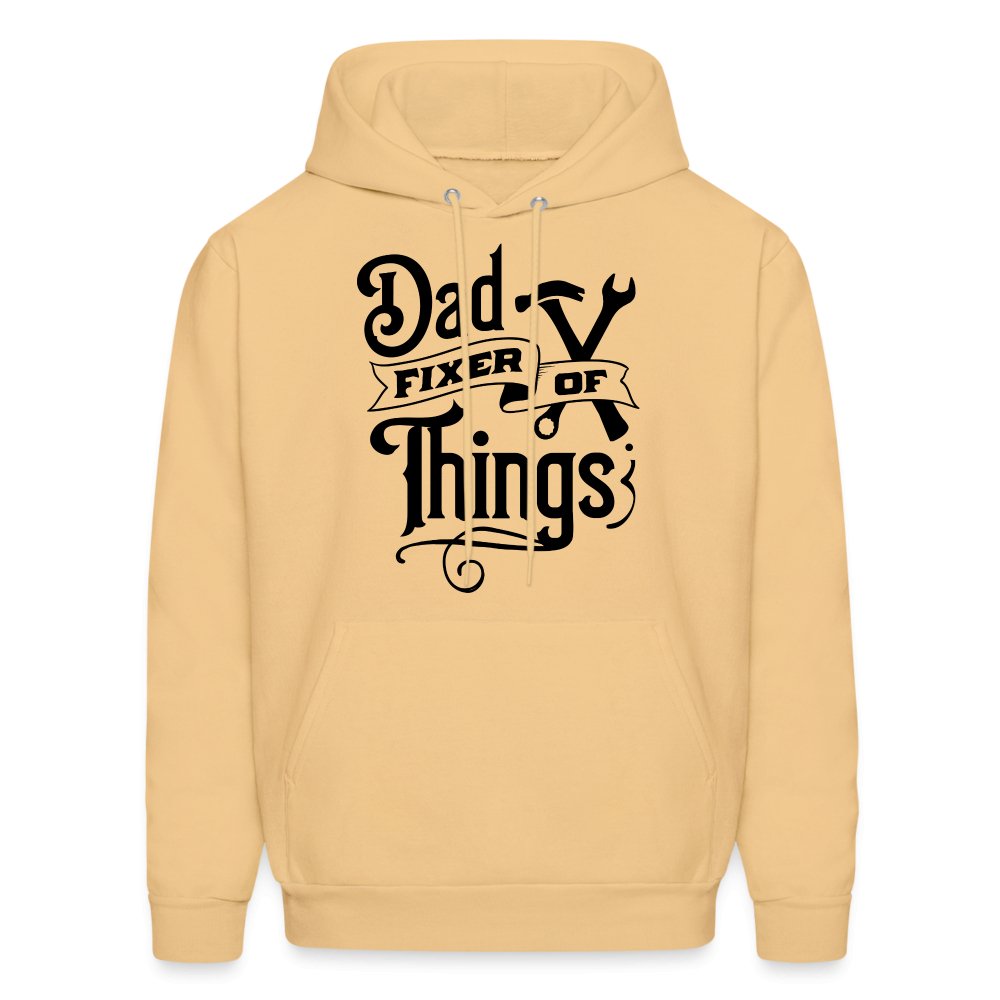 Dad Fixer of Things Hoodie - light yellow