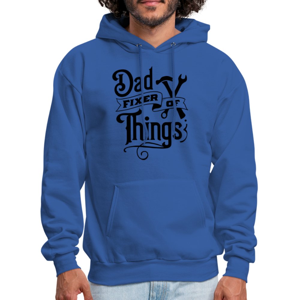 Dad Fixer of Things Hoodie - royal blue