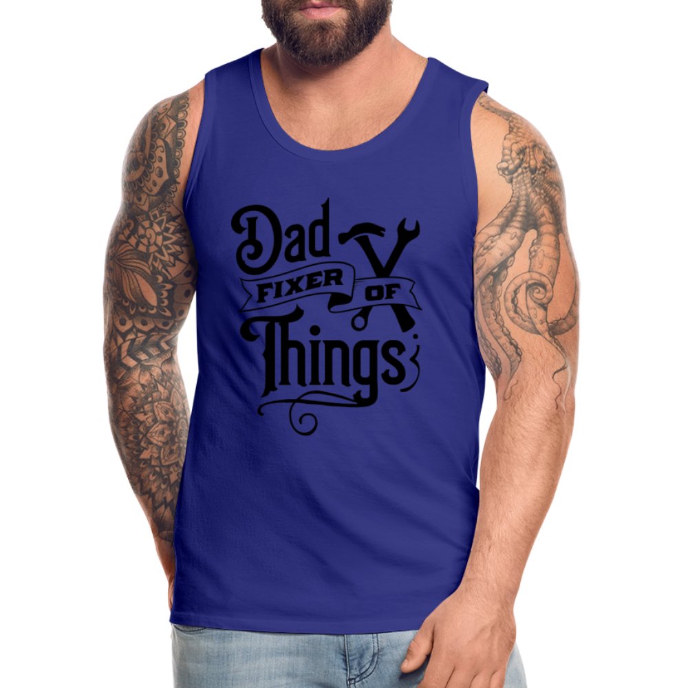 Dad Fixer of Things Men’s Premium Tank Top - red