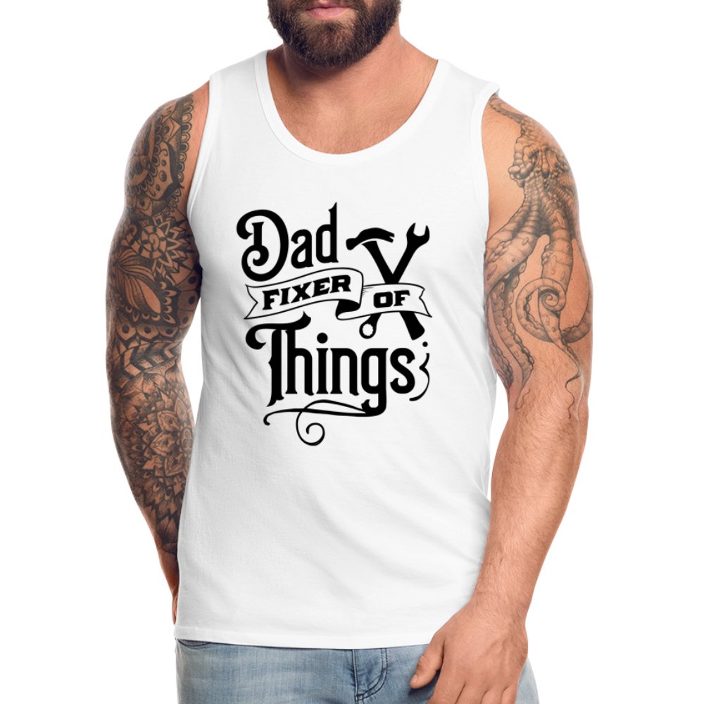 Dad Fixer of Things Men’s Premium Tank Top - royal blue