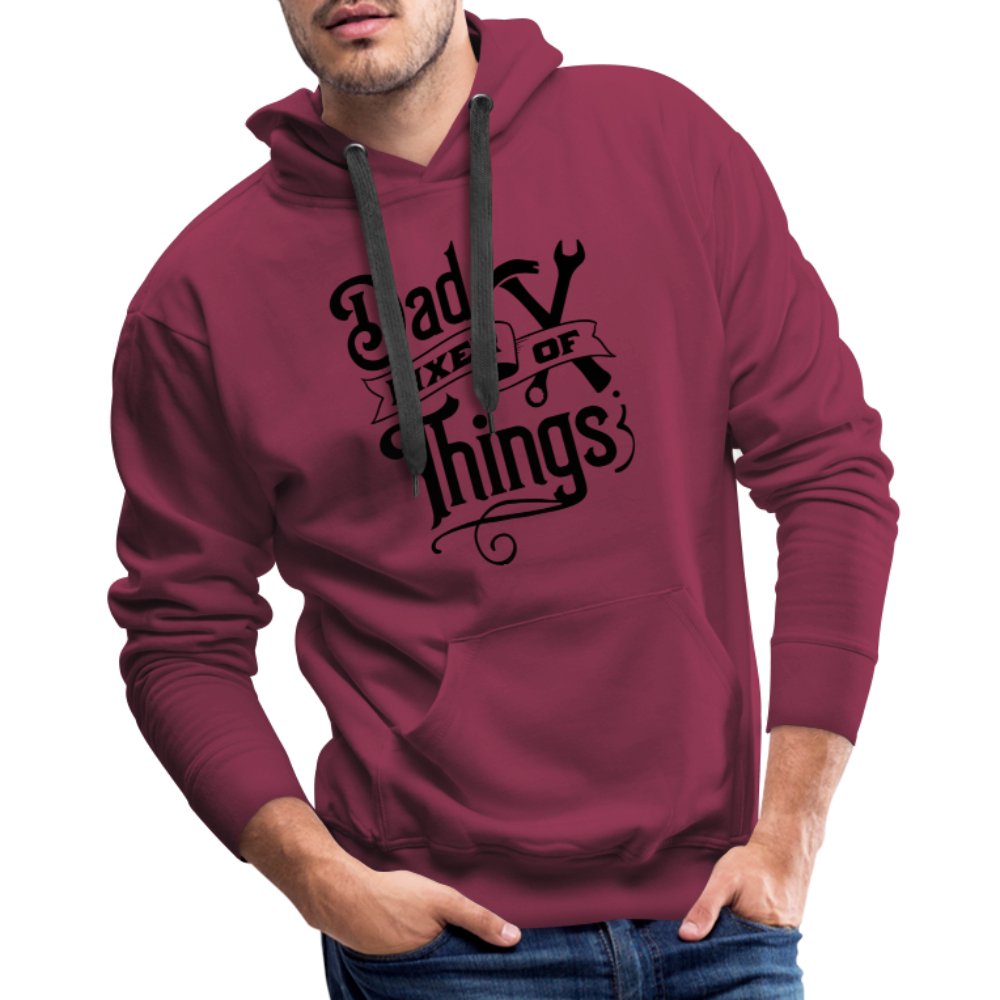 Dad Fixer of Things Premium Hoodie - burgundy