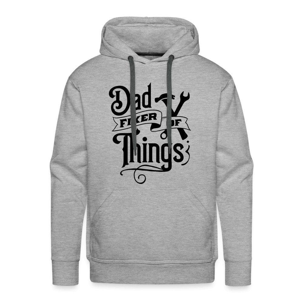 Dad Fixer of Things Premium Hoodie - heather grey