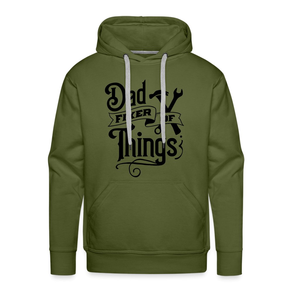 Dad Fixer of Things Premium Hoodie - olive green