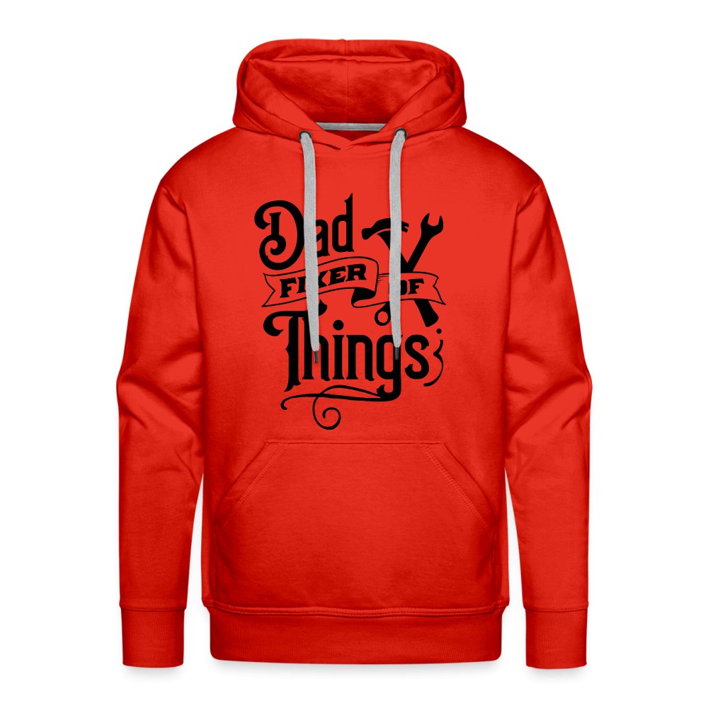 Dad Fixer of Things Premium Hoodie - red