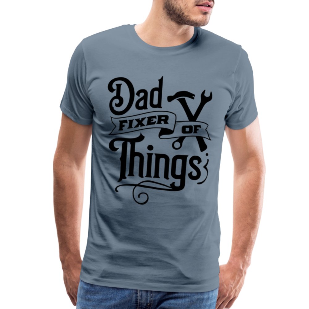 Dad Fixer of Things Premium T-Shirt - heather gray