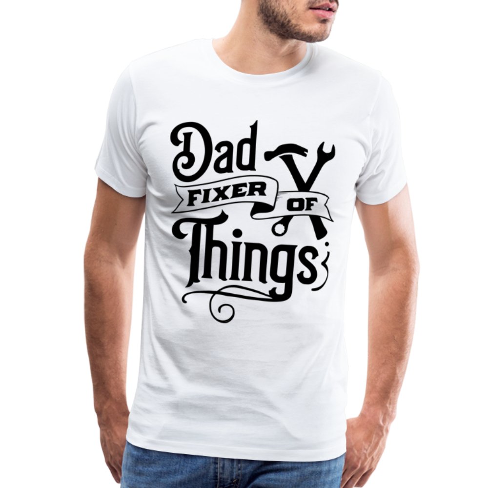 Dad Fixer of Things Premium T-Shirt - heather oatmeal