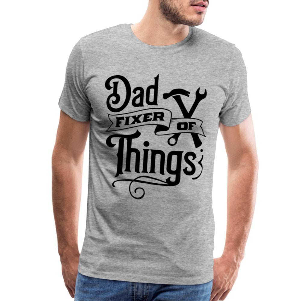 Dad Fixer of Things Premium T-Shirt - steel green