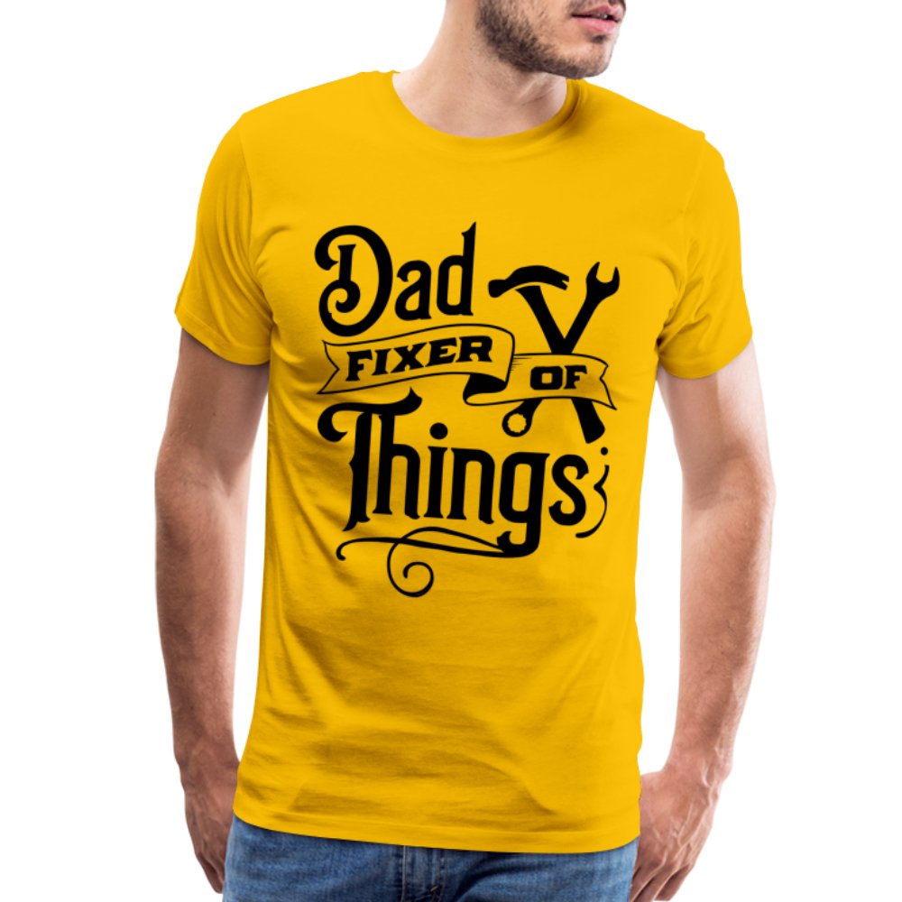 Dad Fixer of Things Premium T-Shirt - white