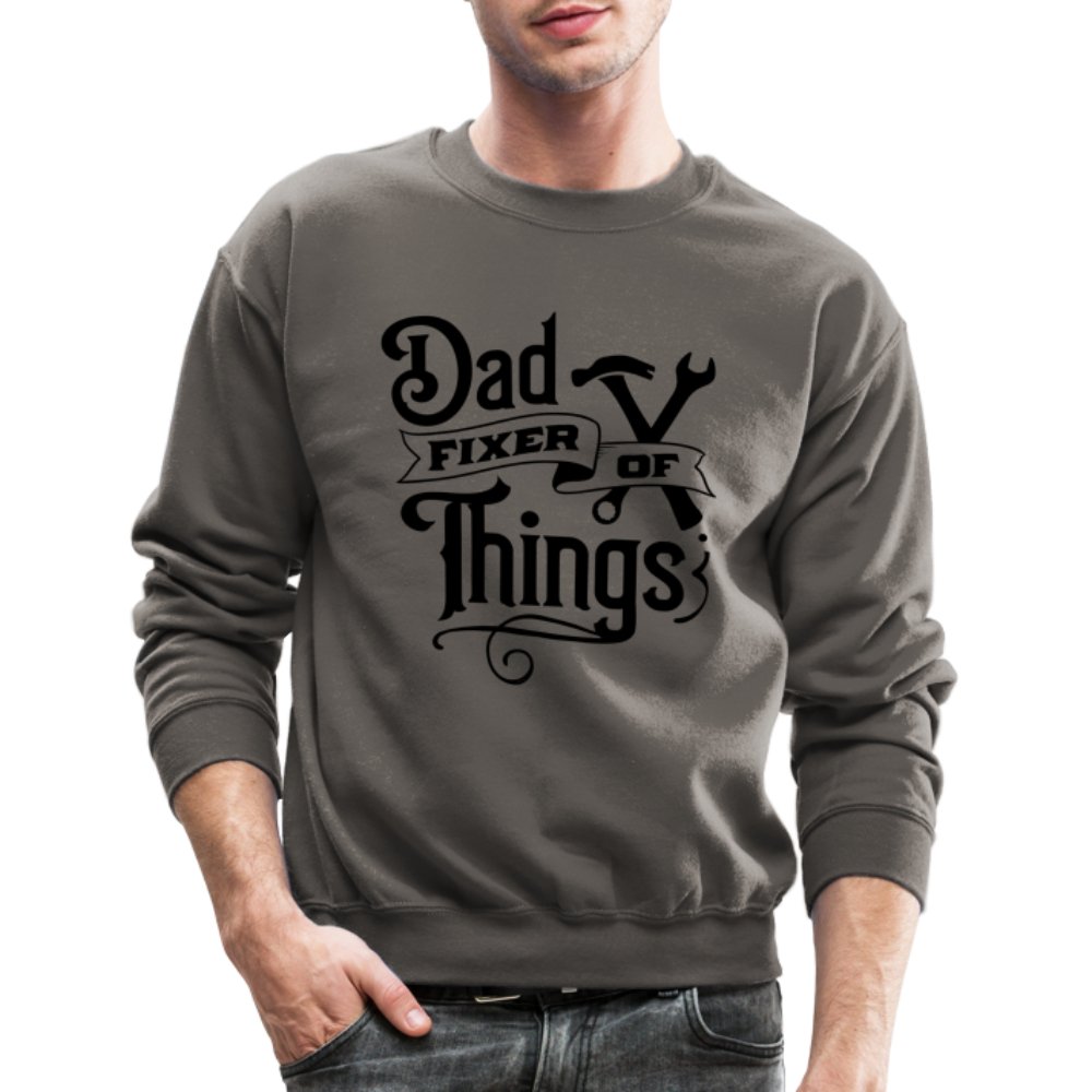 Dad Fixer of Things Sweatshirt - option1# - Unisex Crewneck Sweatshirt | Gildan 18000