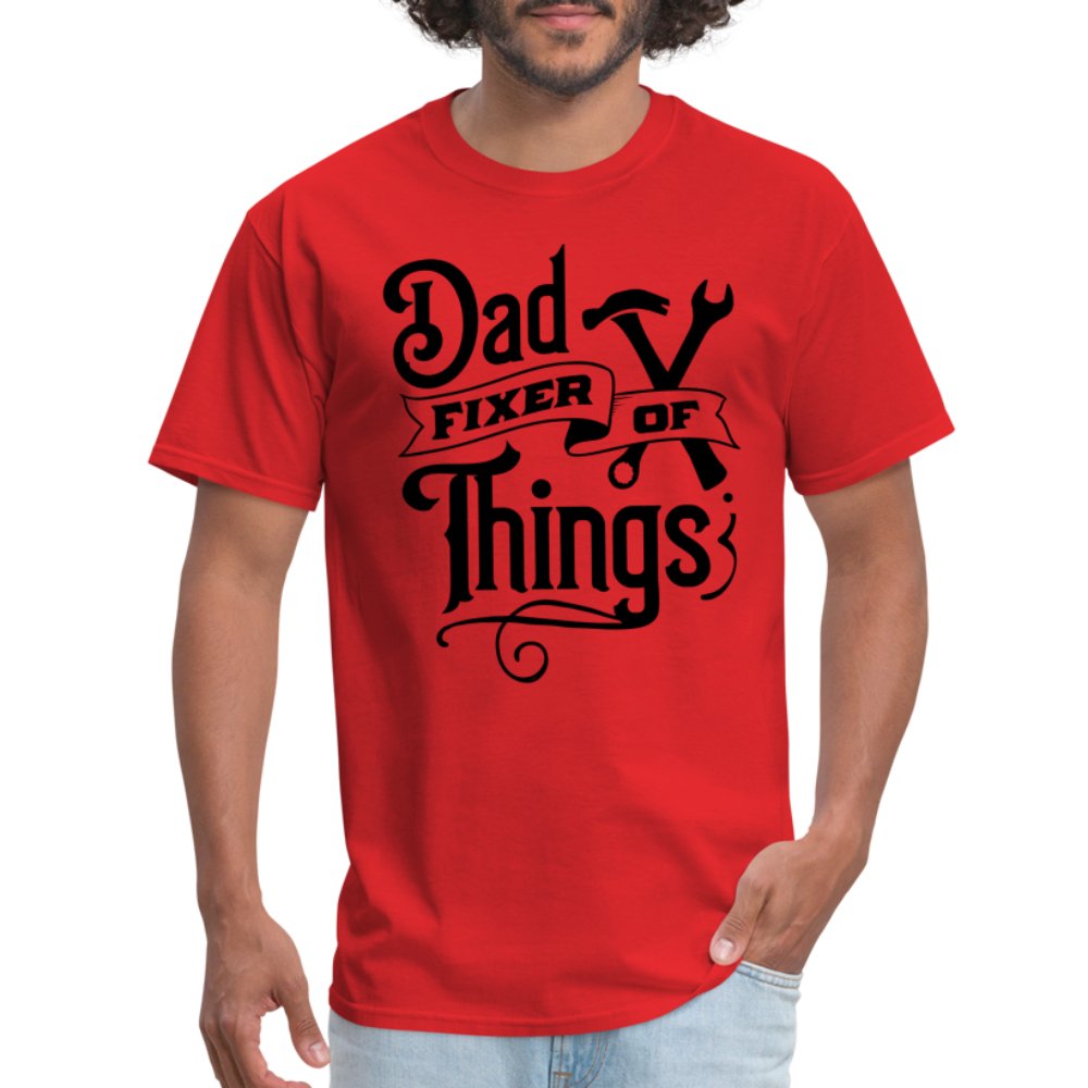 Dad Fixer of Things T-Shirt - khaki