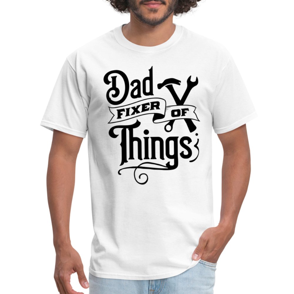 Dad Fixer of Things T-Shirt - option1# - Unisex Classic T-Shirt | Fruit of the Loom 3930