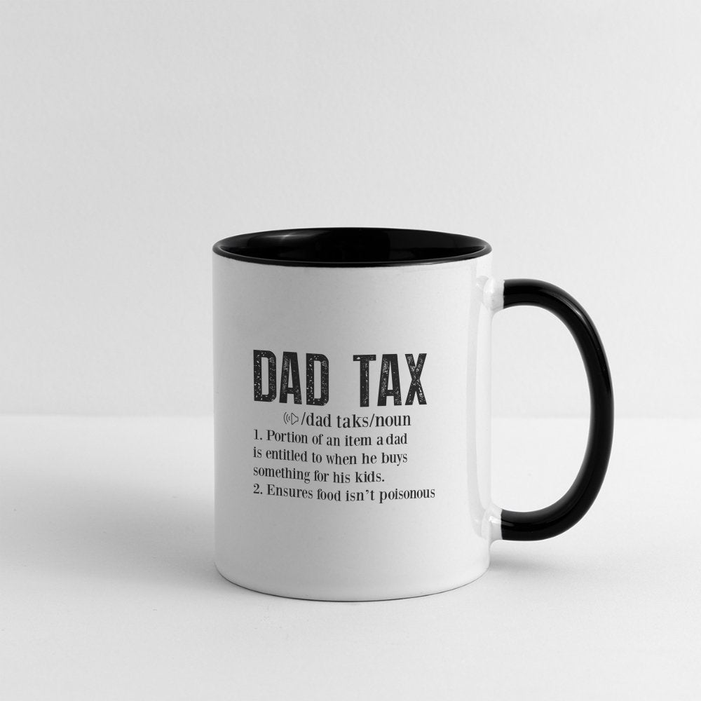 Dad Tax Definition Coffee Mug - white/black