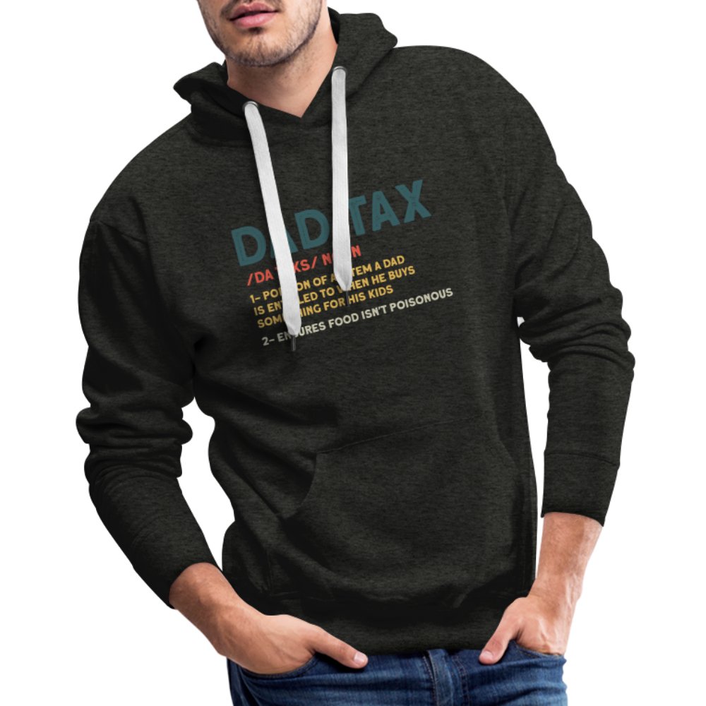 Dad Tax Definition Premium Hoodie - charcoal grey