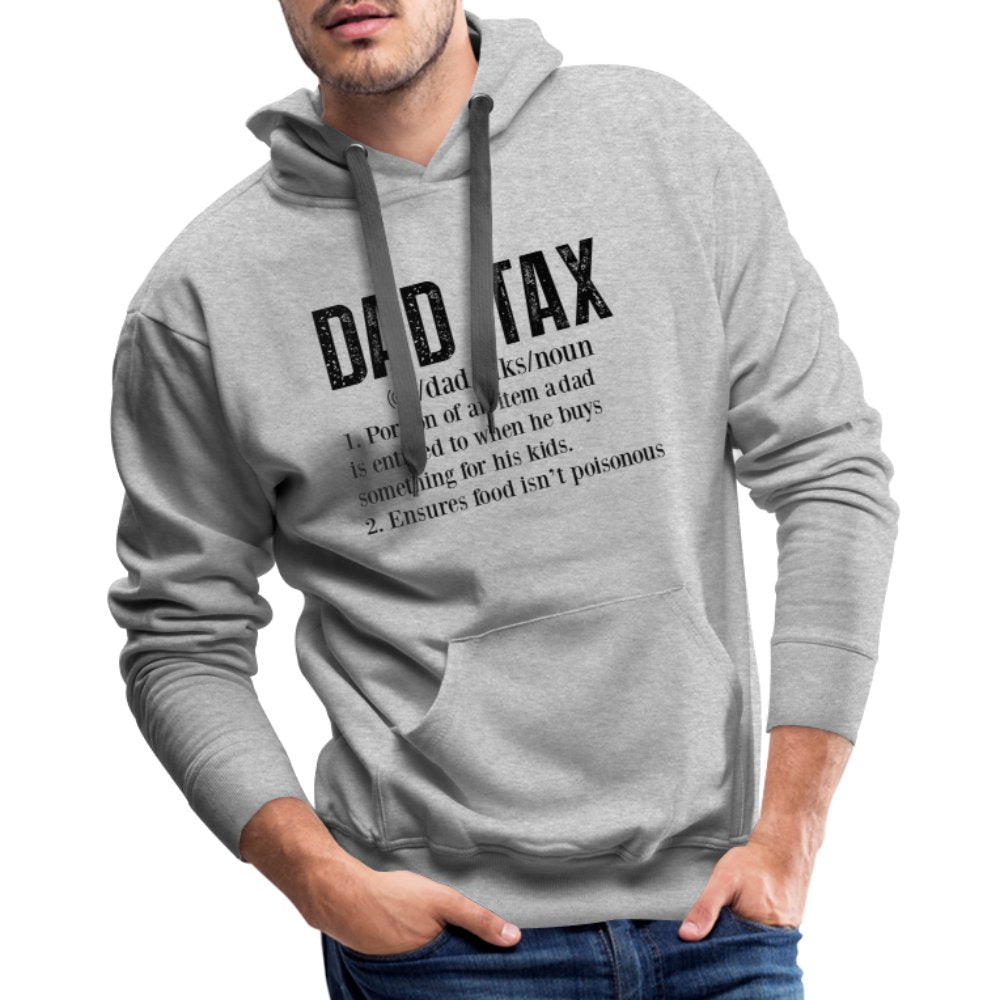 Dad Tax Definition Premium Hoodie - heather grey