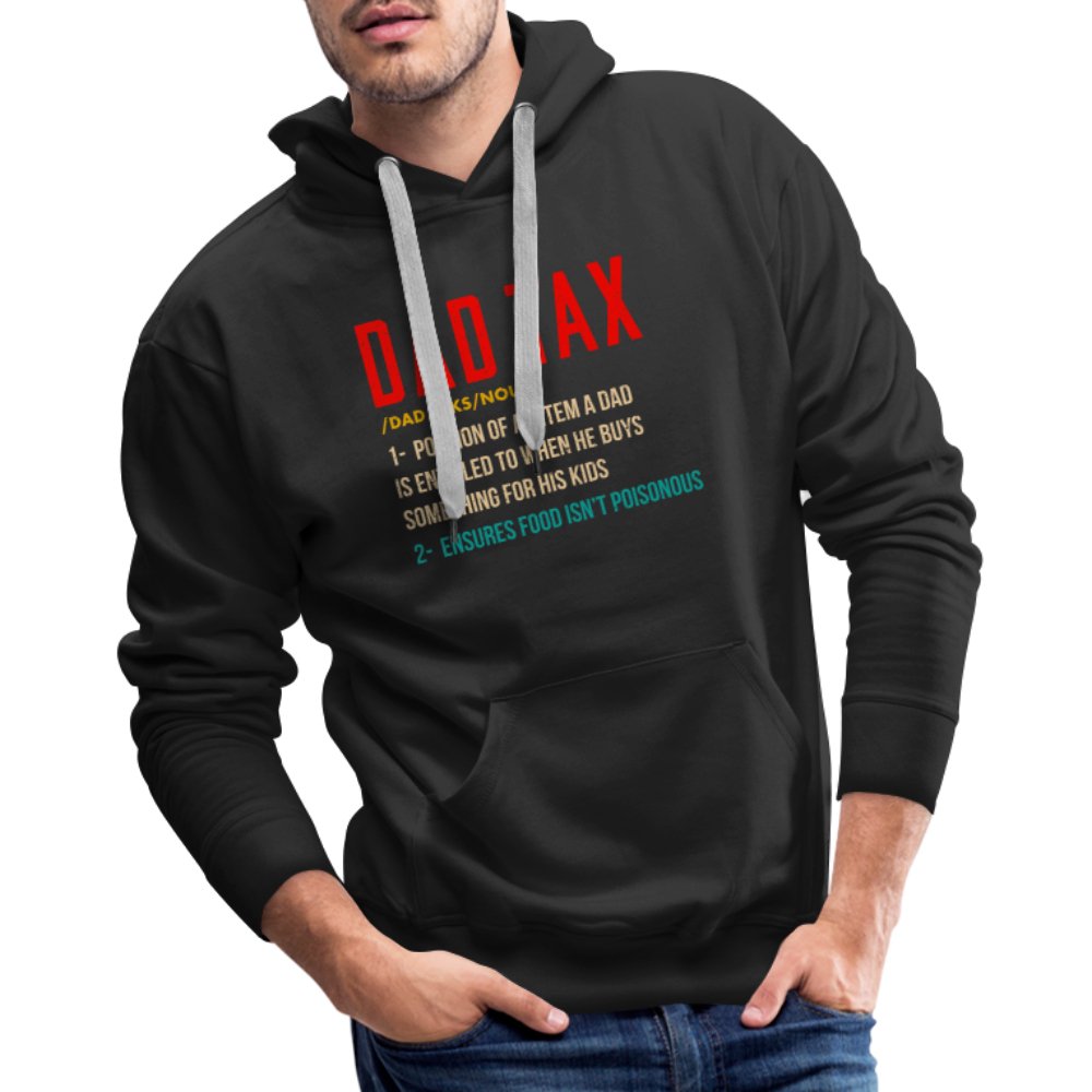 Definition of Dad Tax Premium Hoodie - black