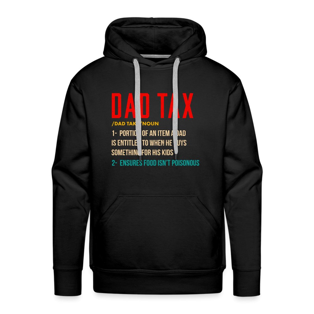 Definition of Dad Tax Premium Hoodie - black