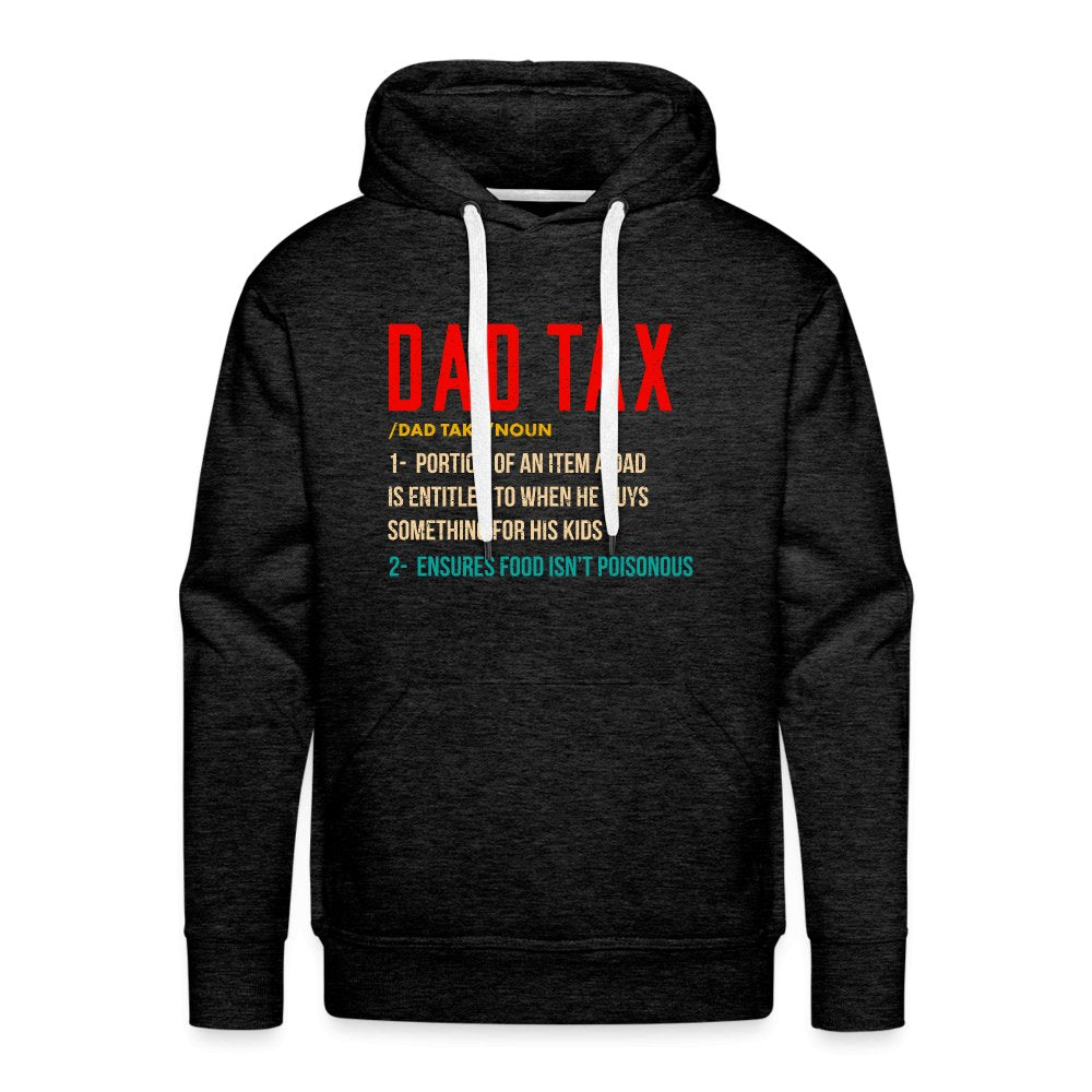 Definition of Dad Tax Premium Hoodie - charcoal grey