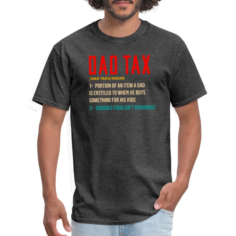 Definition of Dad Tax T-Shirt - heather black